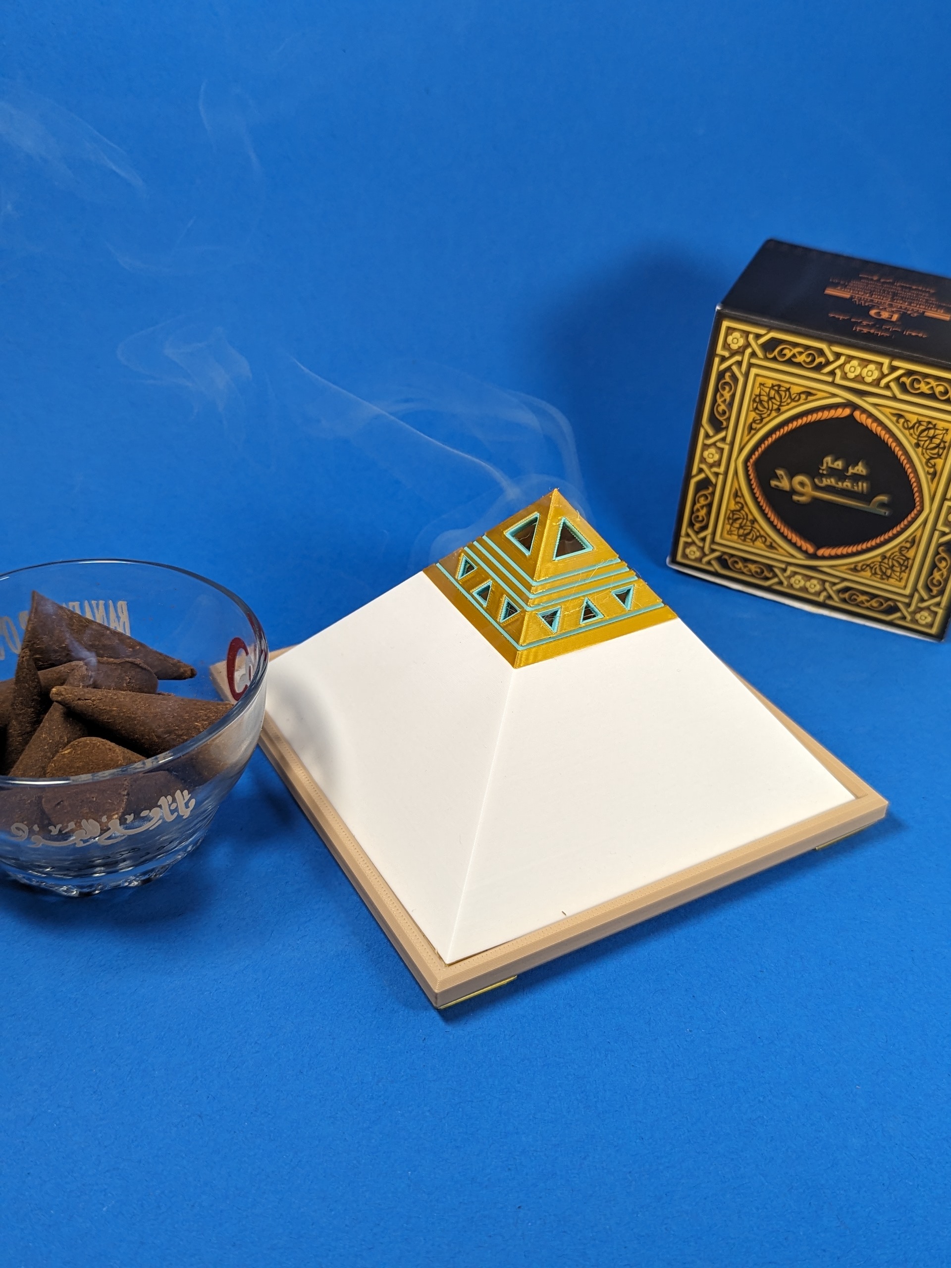Pyramid Incense Box by Mo Download free STL model