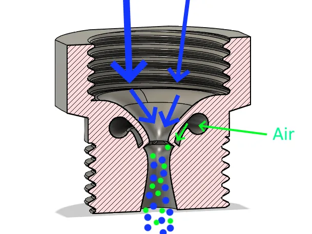 Water Reduction Nozzle for Shower