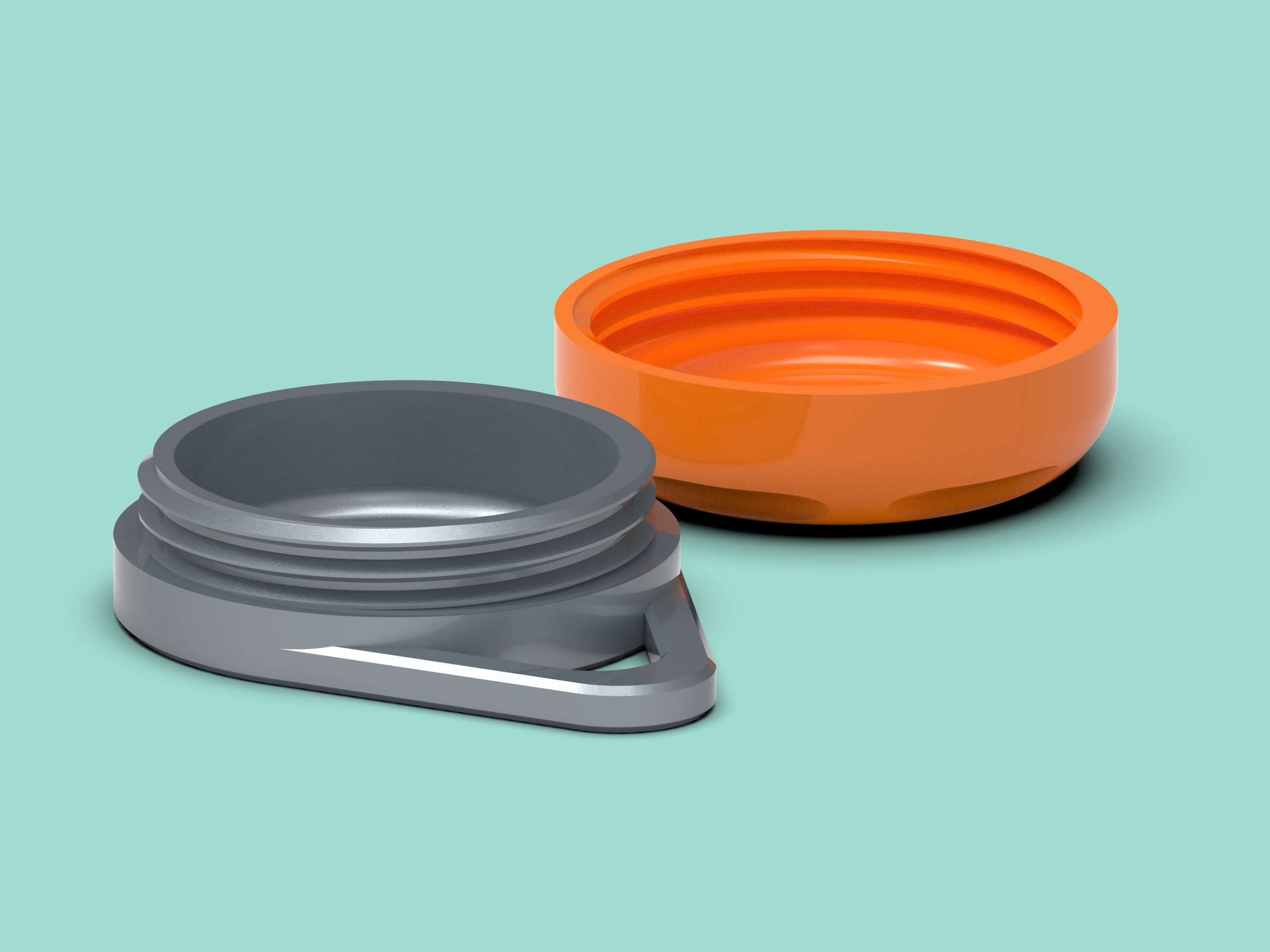 Mini Pill Travel Case / Container For Backpack or Key Ring — miniatura 2