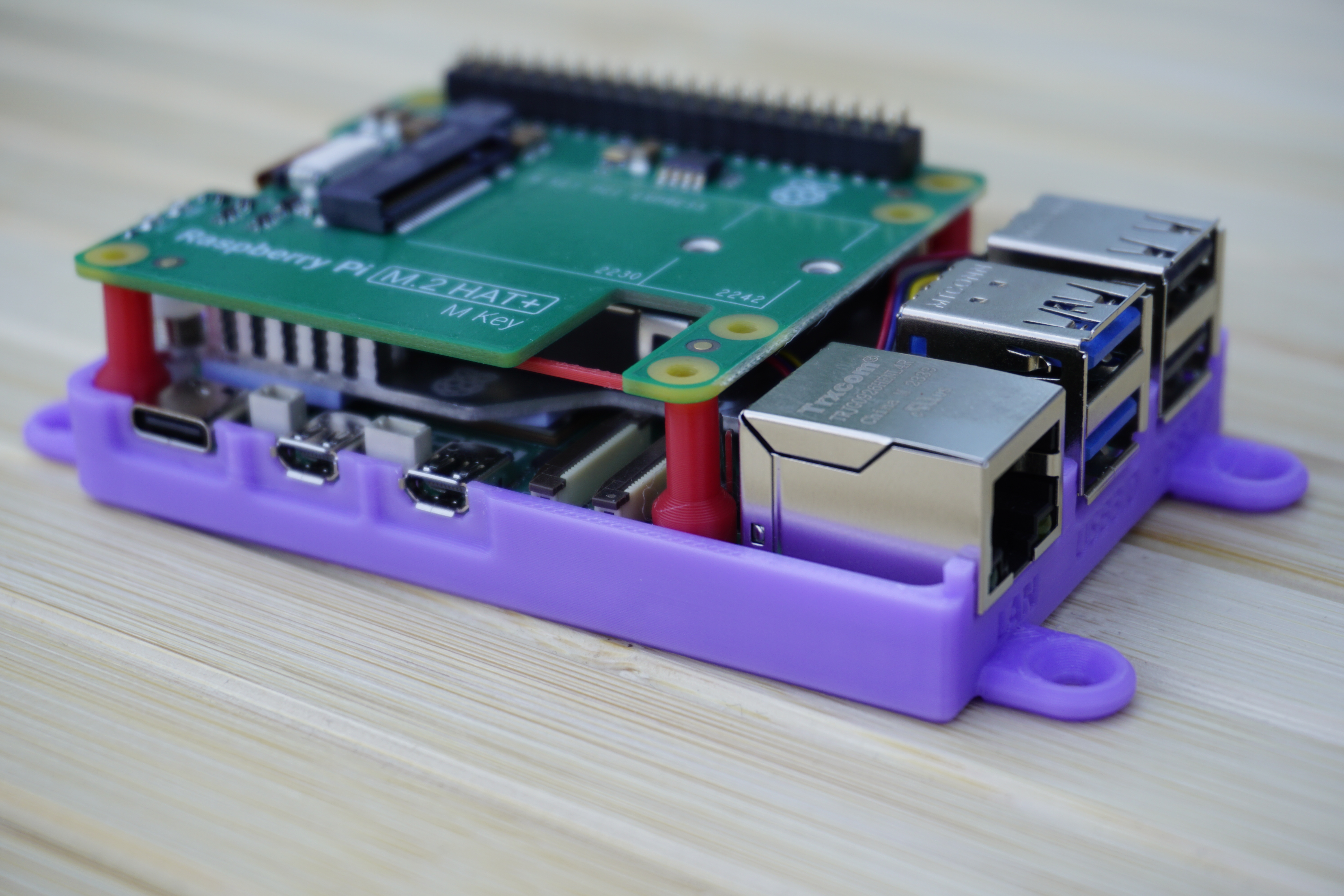 Raspberry Pi 5 & RaspberryPi M.2 HAT+ Housing by Nerdiy.de