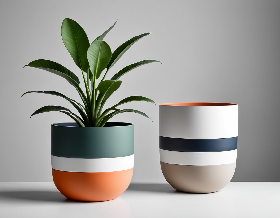 Planter Triple-Color in 3 or 4 Parts