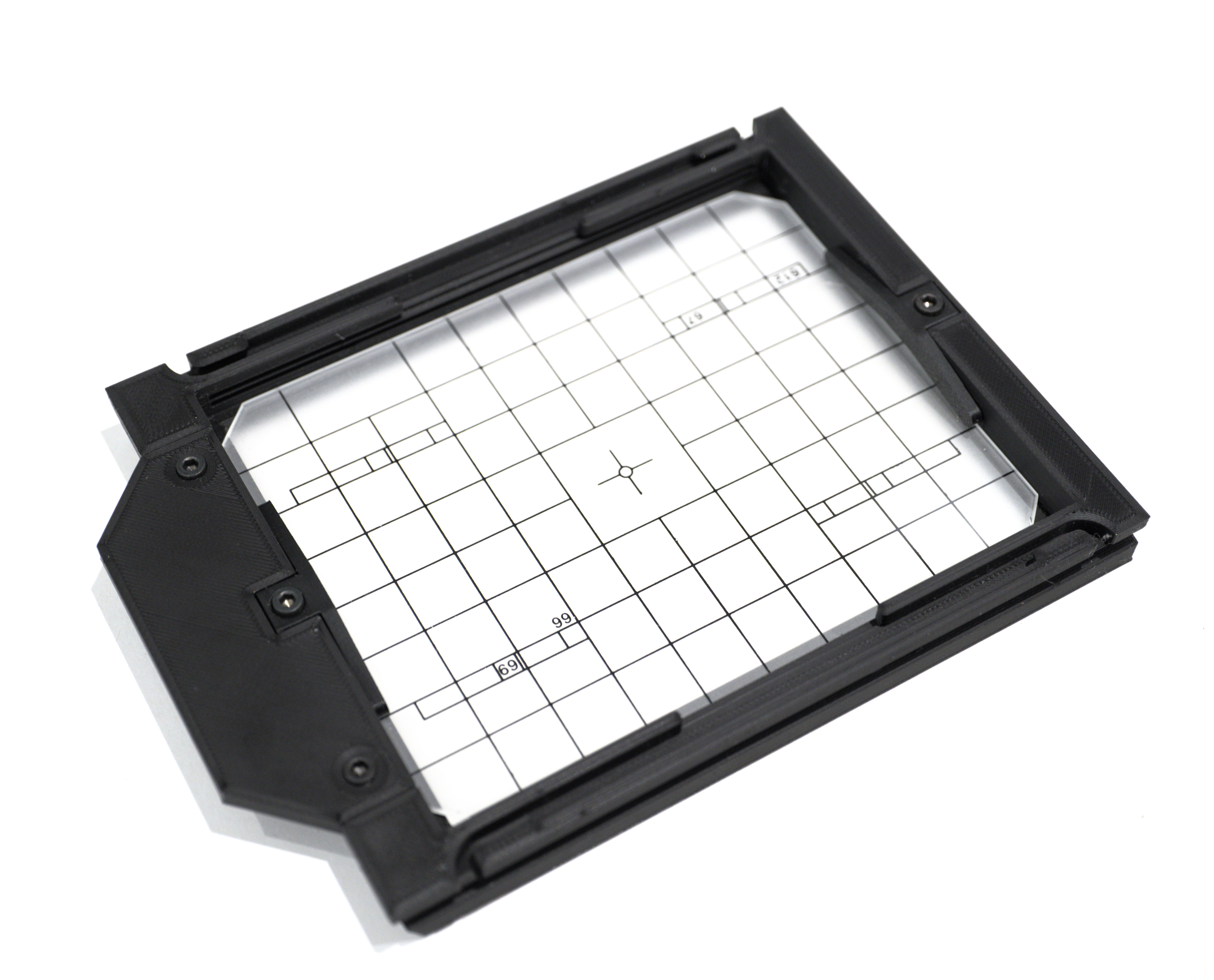 4x5 Graflok compatible Groundglass Holder 3D model thumbnail