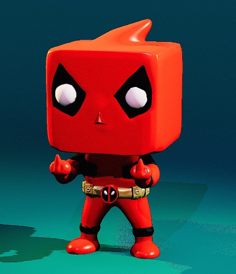 Dead Pool Funko style figure