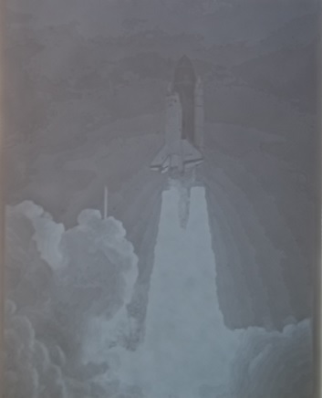 Space Shuttle Litophane