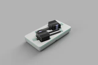 Gridfinity A1+A1mini  Hotend Holder Tray