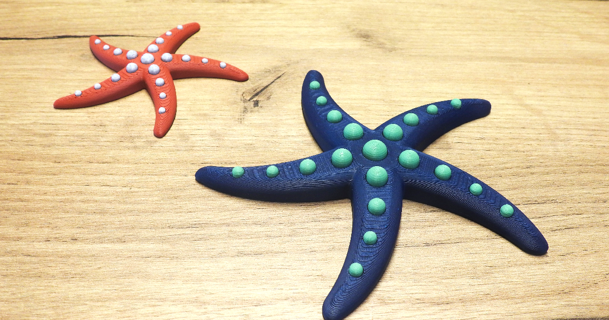 Starfish Single Extruder Dual Color by DSt Download free STL model