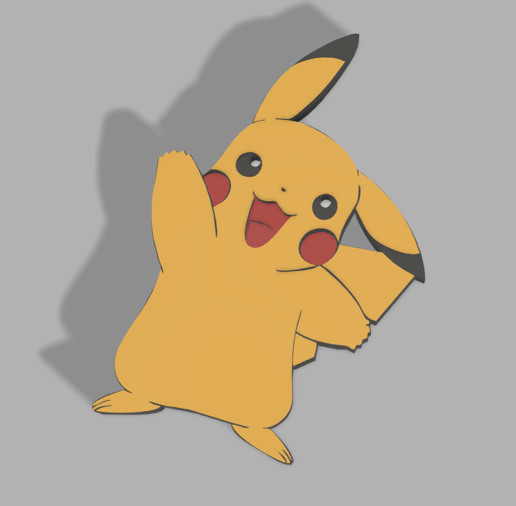 Pikachu fridge magnet