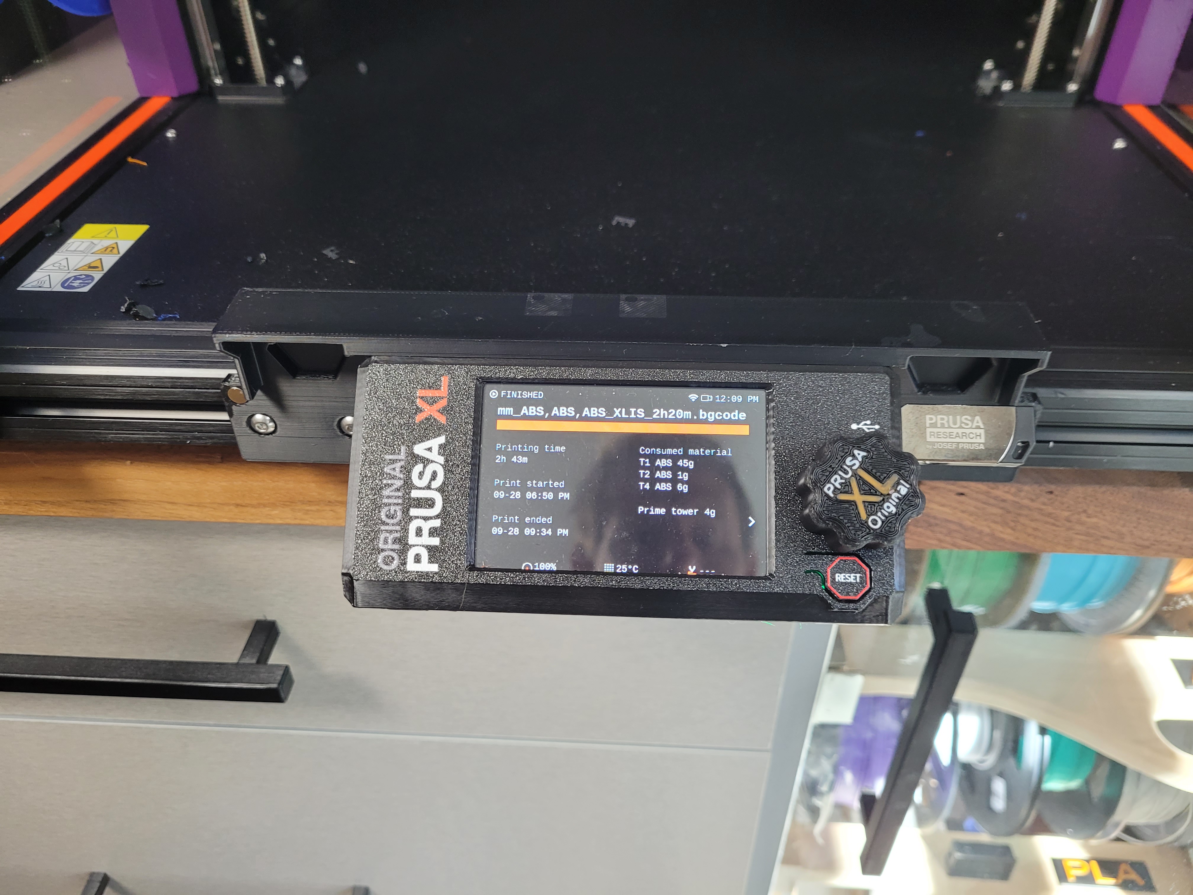 Draft Stop For behind the factory LCD screen