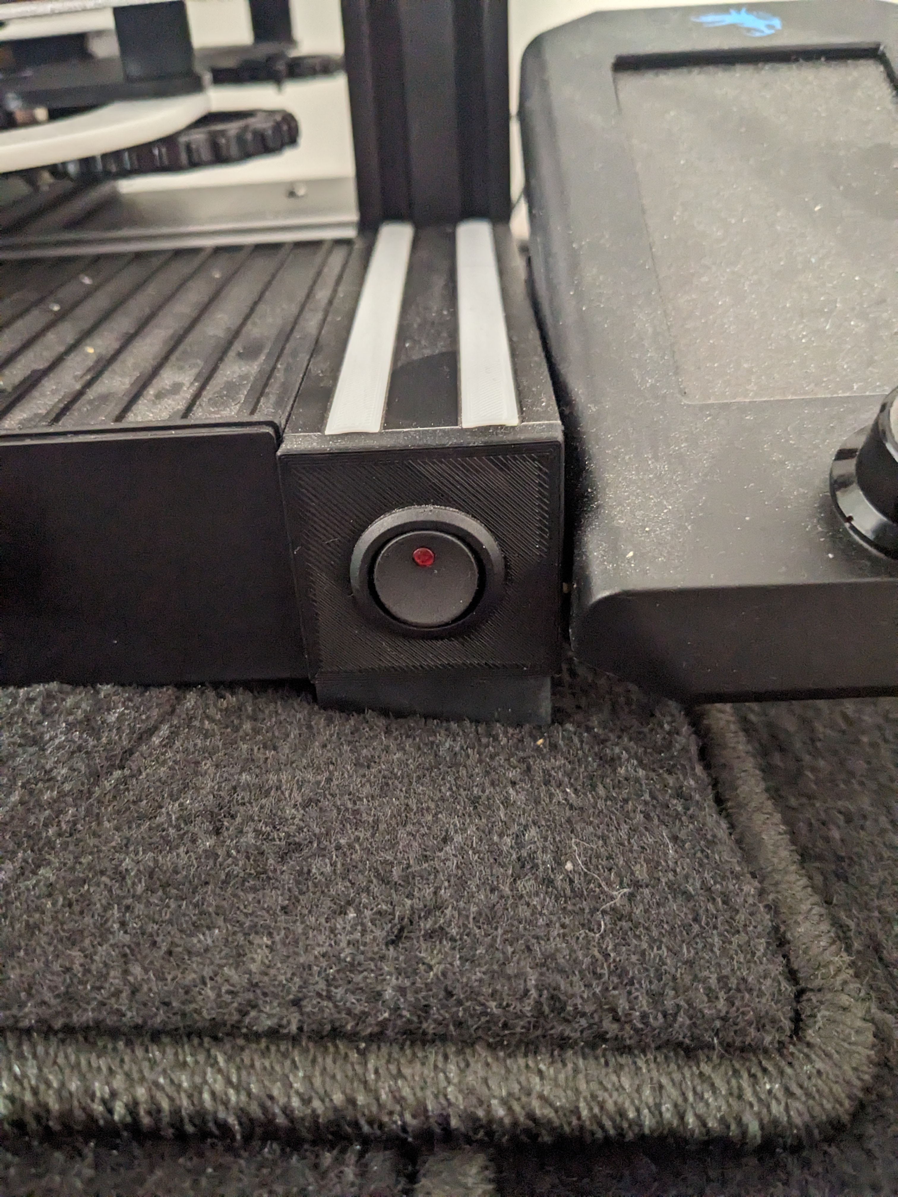 Round Switch Mount-4040 End Cap for Ender 3