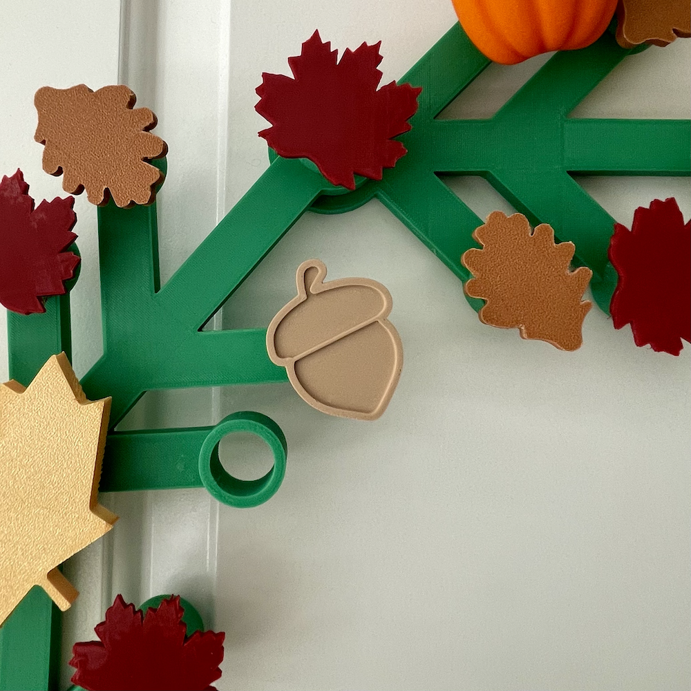 Acorn Stud for Giant LEGO Wreath by Reddaux Download free STL model