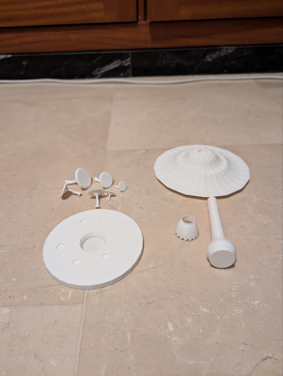 Mushroom pedestal by 32Walls Download free STL model