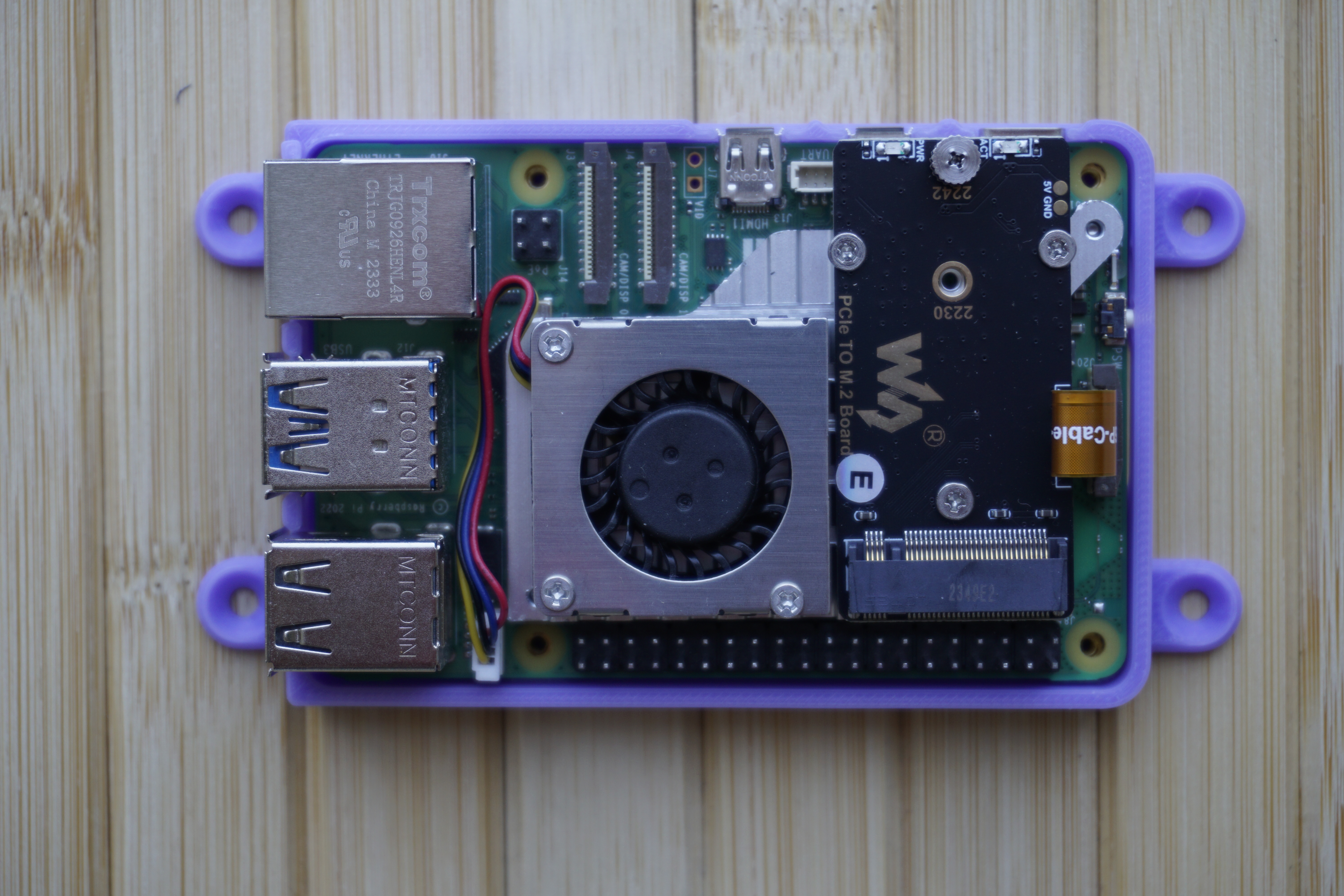 Raspberry Pi5 & Waveshare PCIe M.2 Housing by Nerdiy.de — miniatura 4