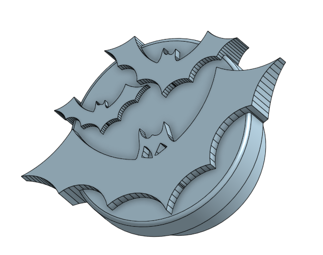 Bat stud for lego wreath by gyscos Download free STL model