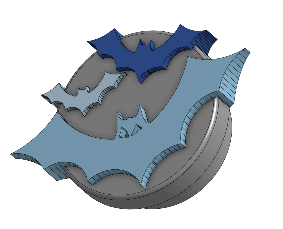 Bat stud for lego wreath