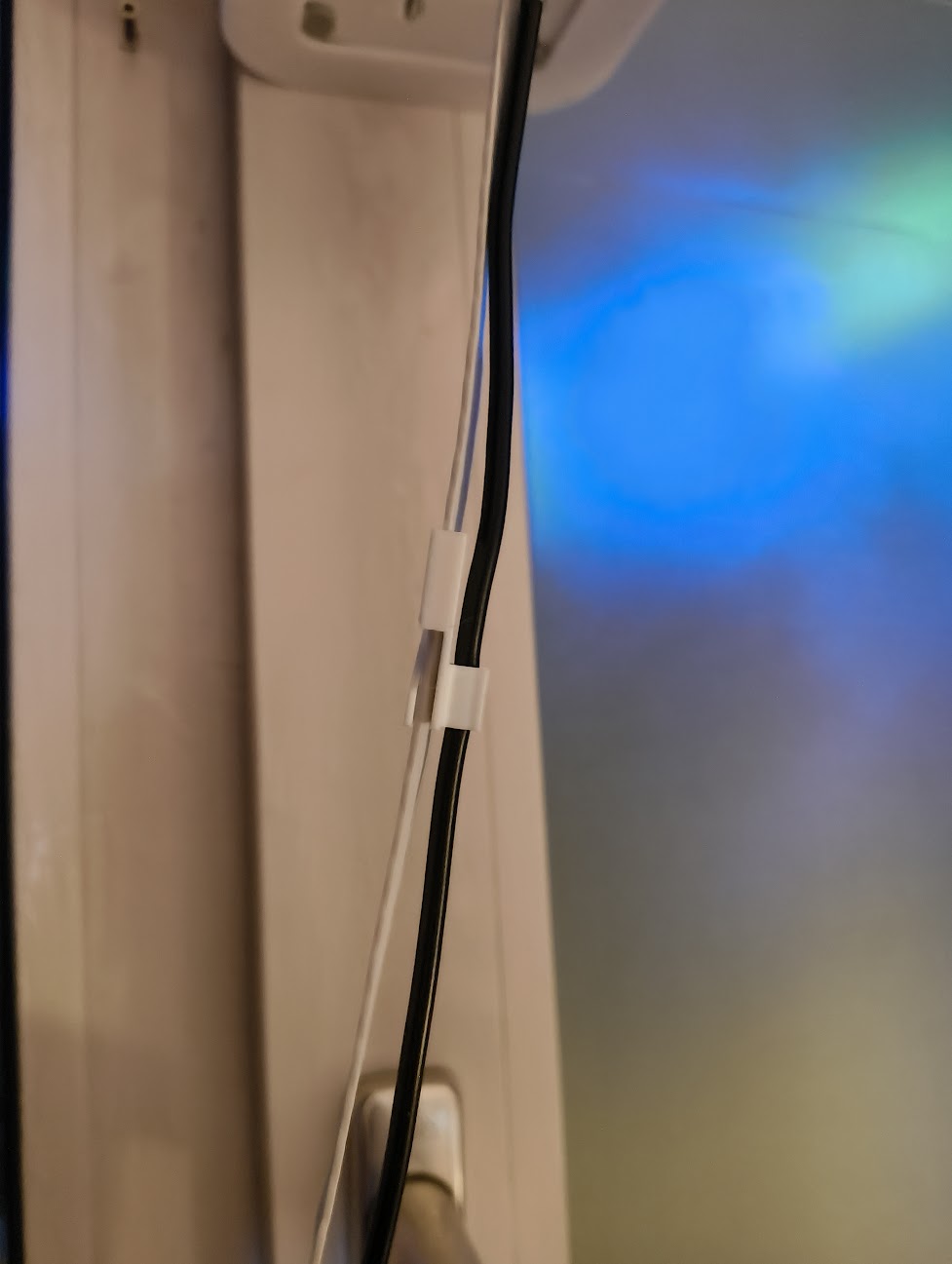 Flat + Round Cable clip (Flat UTP + DC cable) by Sandros Download