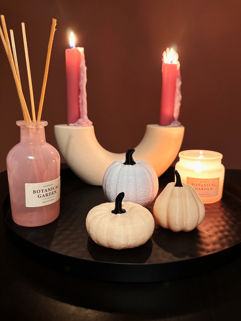 Three Pumpkins for Halloween/Fall decor.
