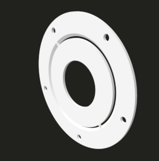 Moki 180 Sternmotor Montageschablone