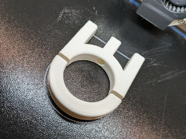 Pipeclamp 38mm (used to mount a Reer heating lamp on a sideboard)