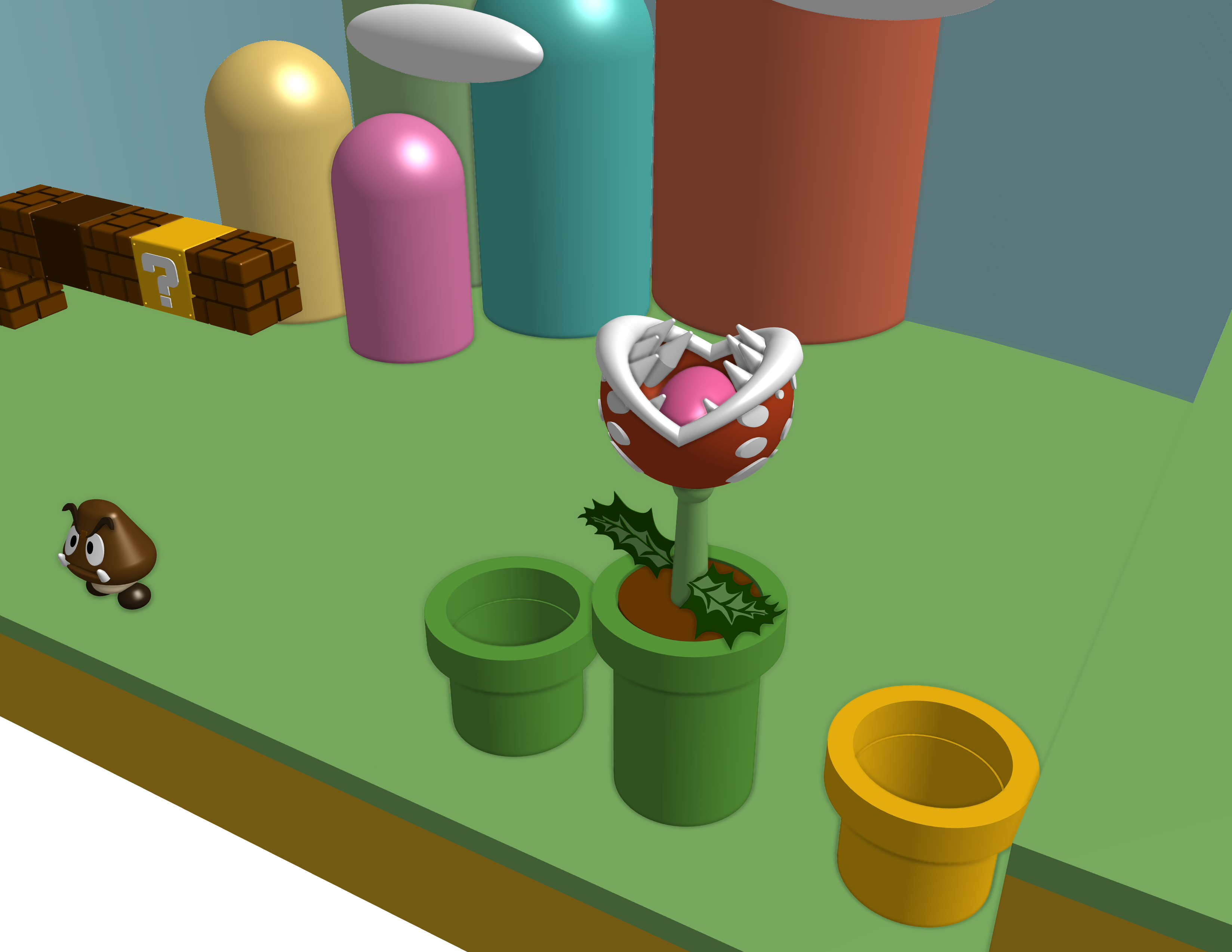 Piranha Plant - Mario Universe by Kaéna Trenchant | Download free STL ...