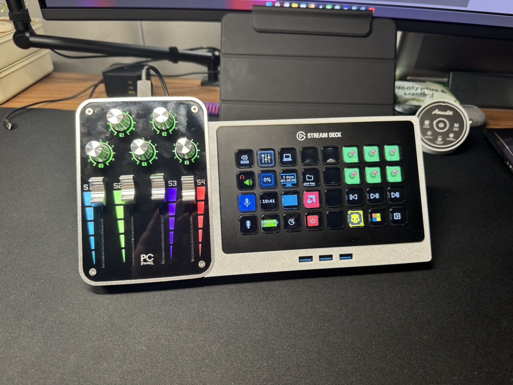 PCPanel Pro and Stream Deck XL stand V2