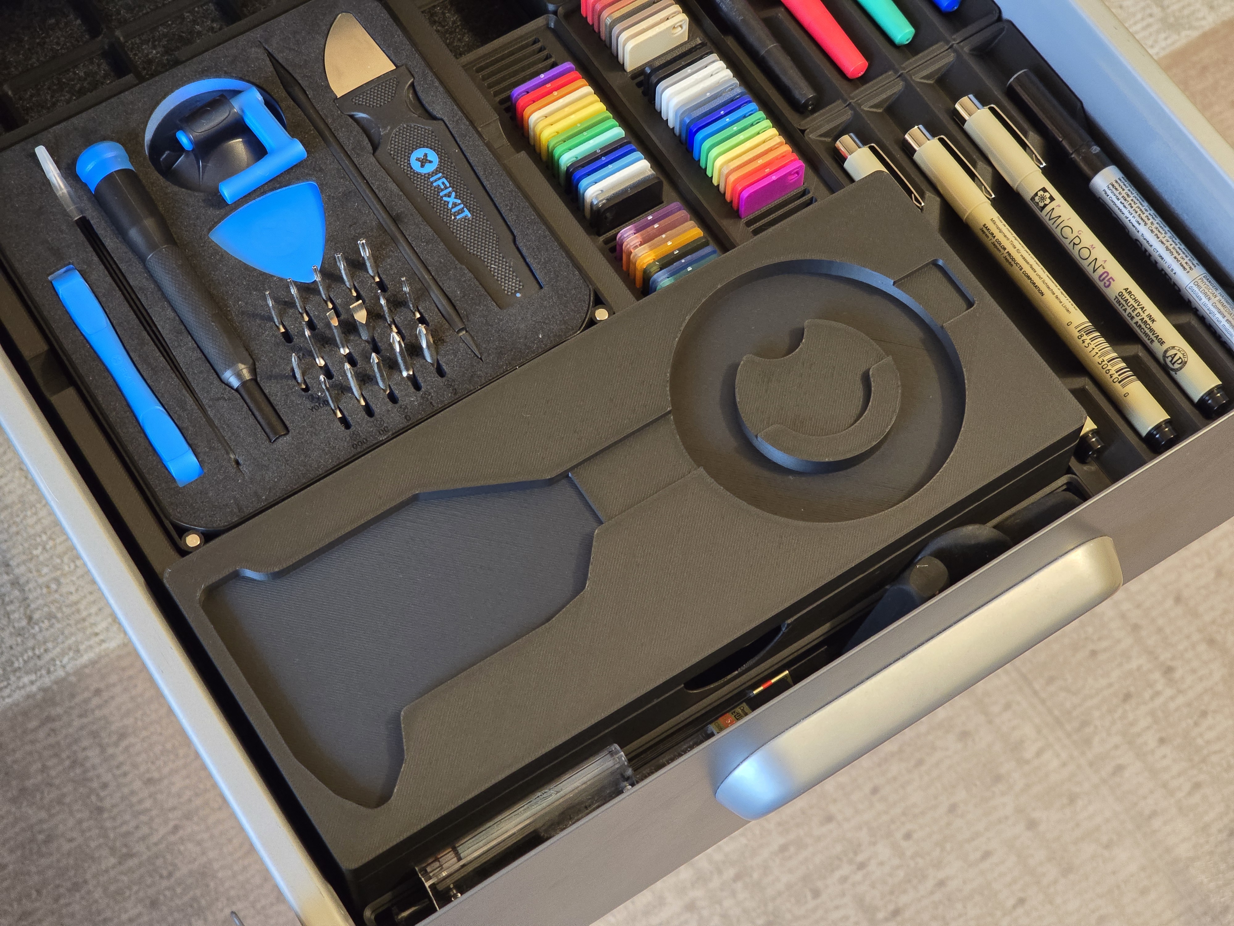 Caliper and Radius Gauge Holder Gridfinity by wallydoggy Download