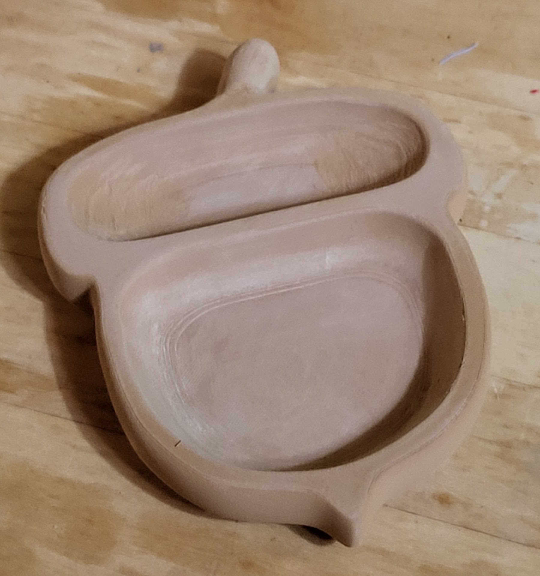 Acorn Shaped Snack Tray