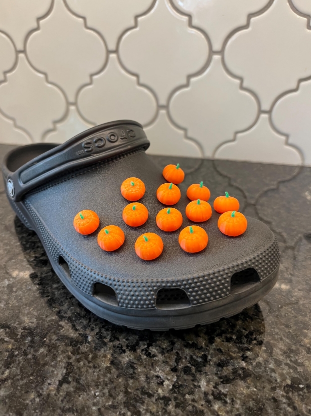 pumpkin croc charms