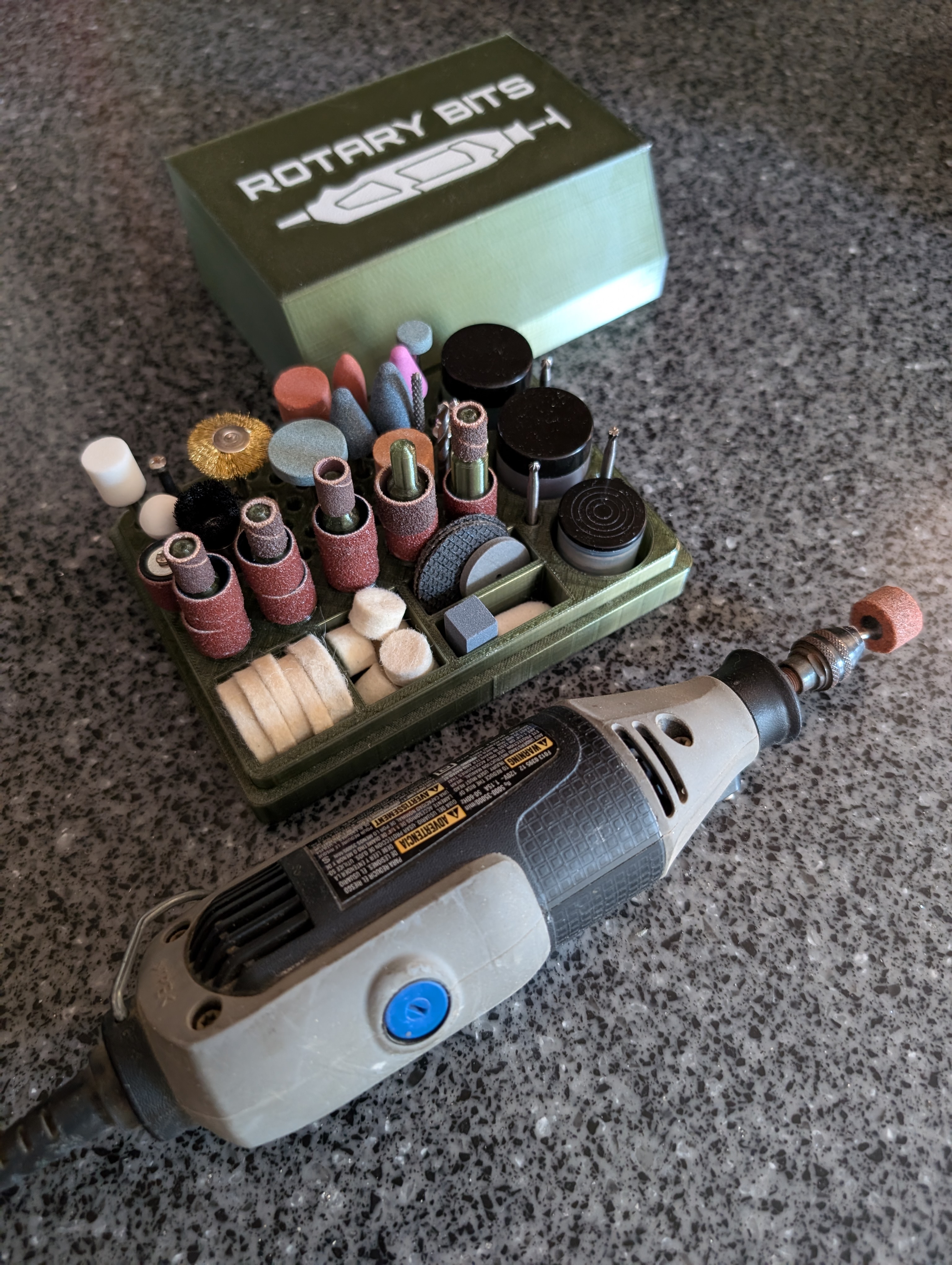 Rotary Bit Holder (Dremel compatible)
