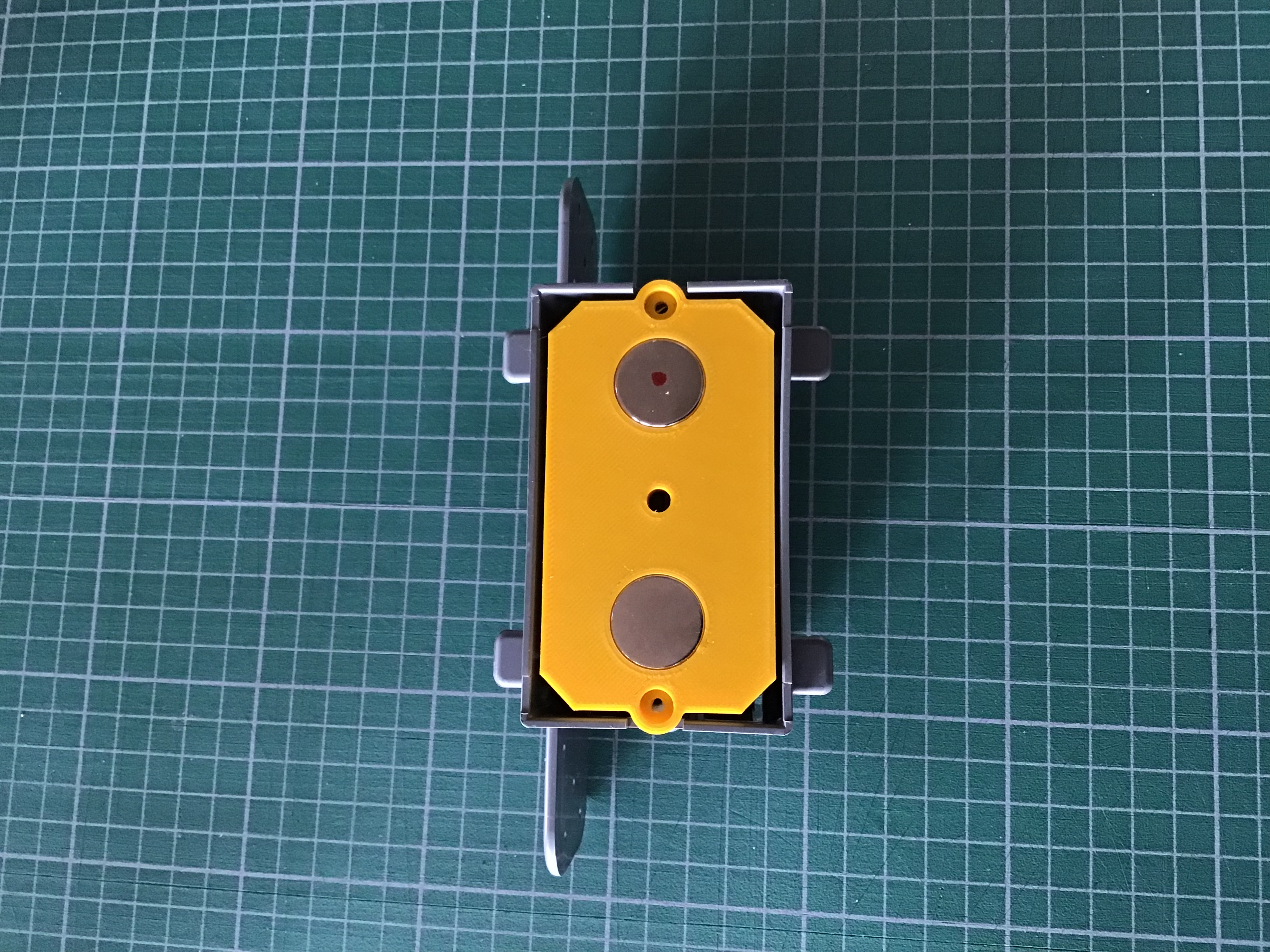 Rectangular Electrical Box Cutout Tool Accurate Alignment by