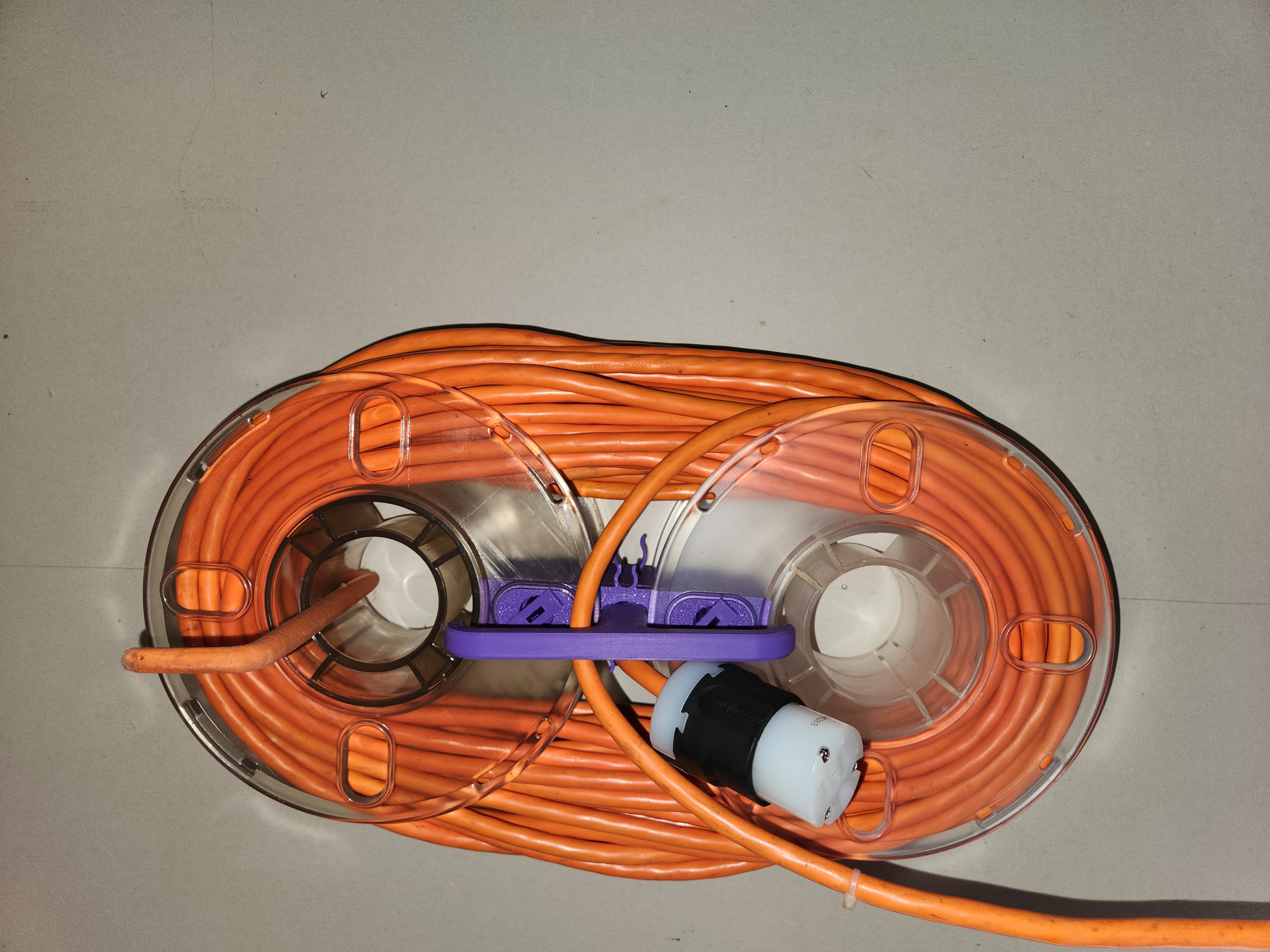 Extension Cord Holder Using Priline Spools