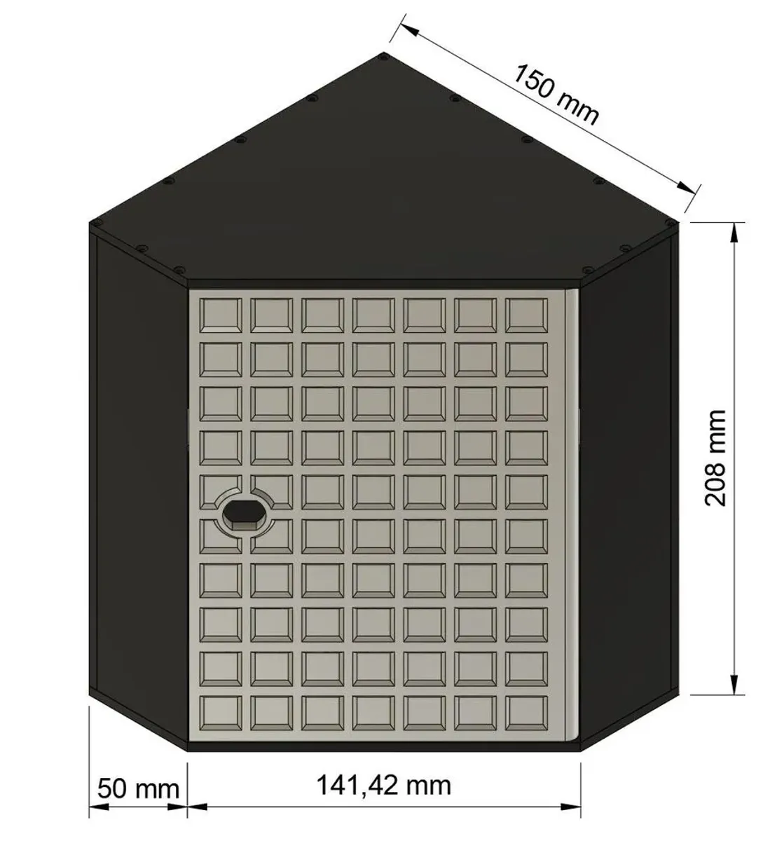 Locker Esquinero para oficina