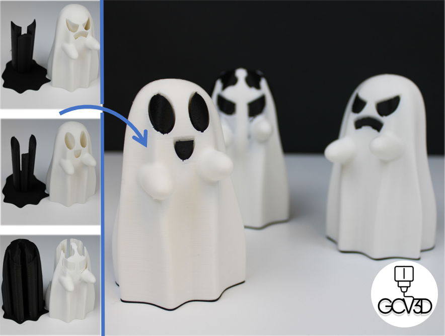 Ghosties - Single Extruder - Dual Color