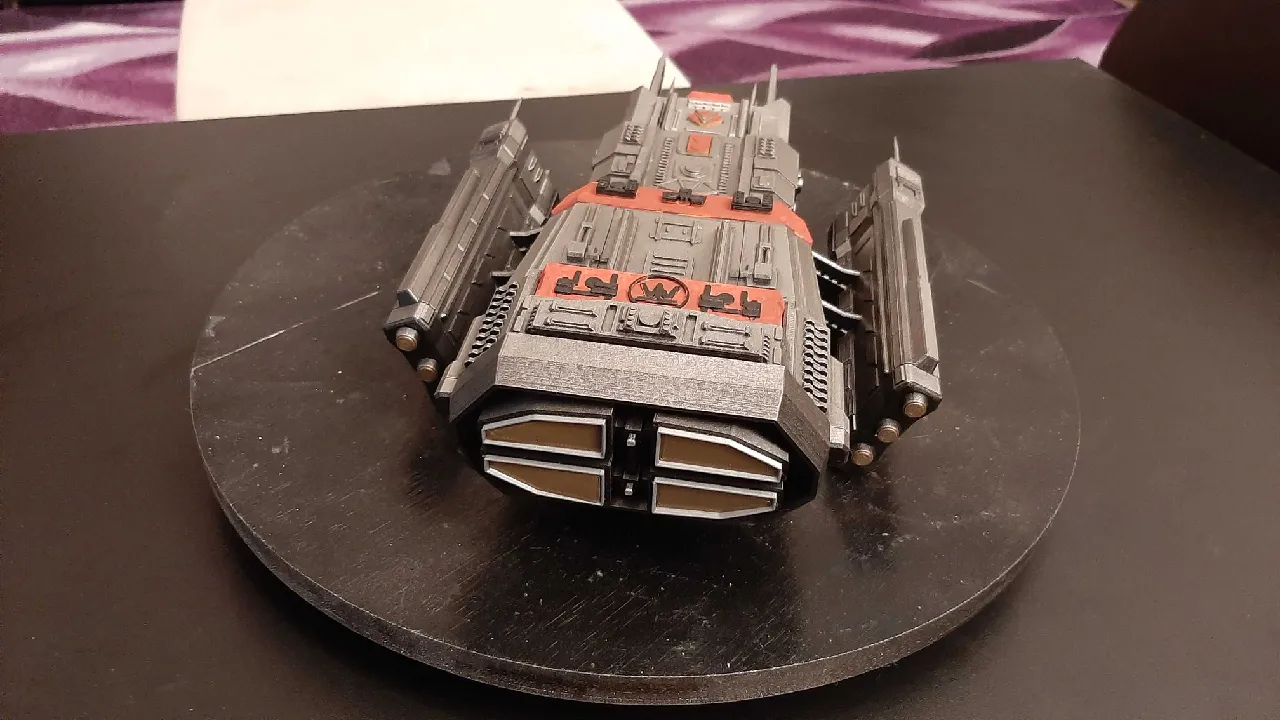 Asuran Light Corvette from Stargate by Martin | Download free STL