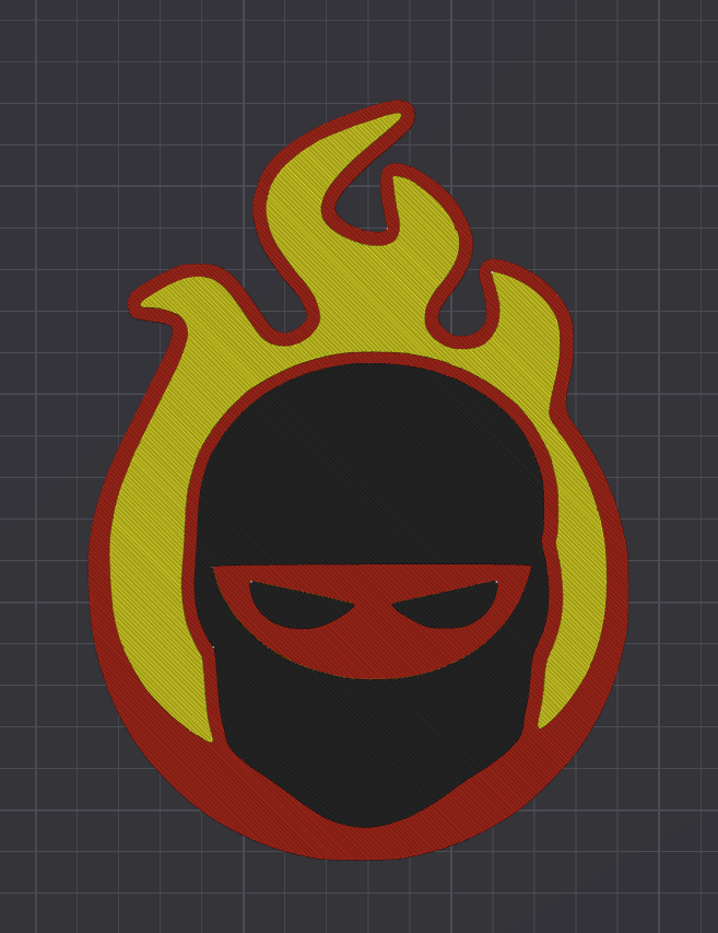 Halo Flaming Ninja Emblem