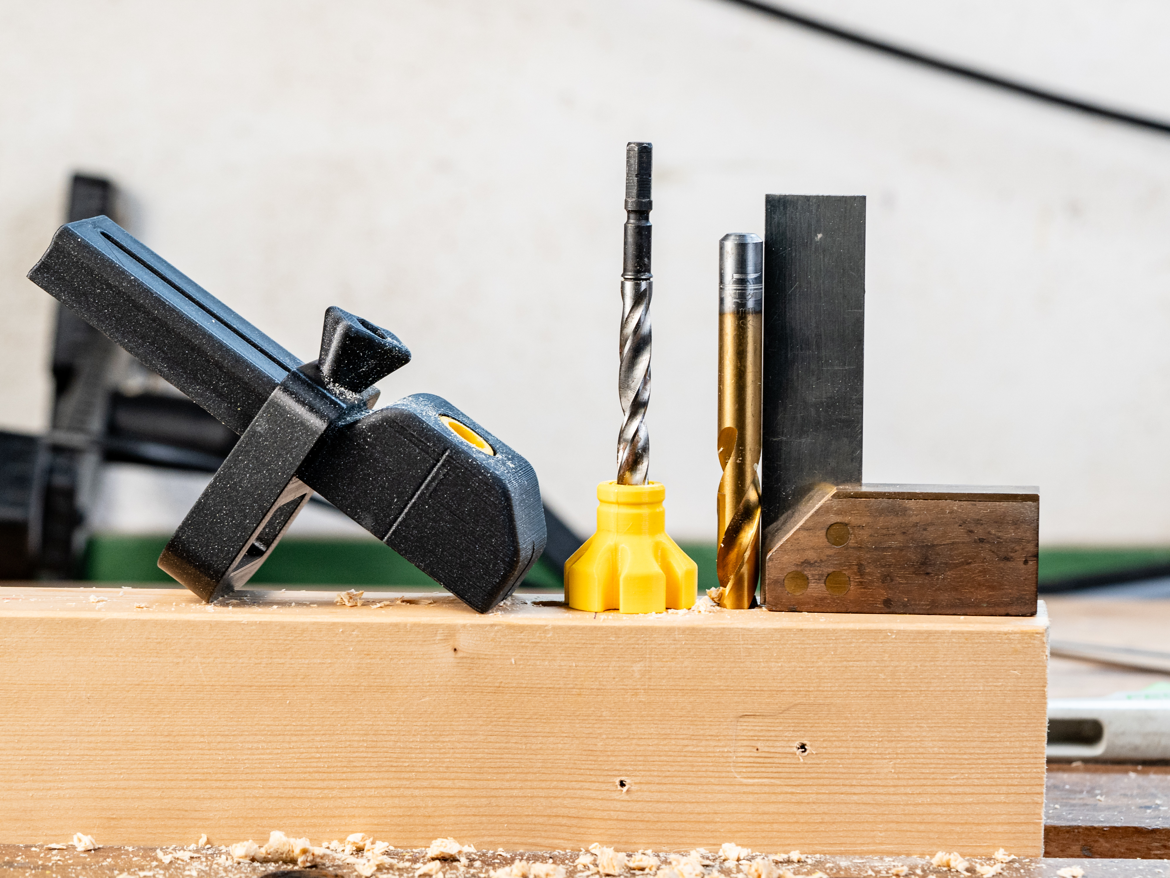 Adjustable Drill guide with stop and replaceable guide elements — thumbnail 9