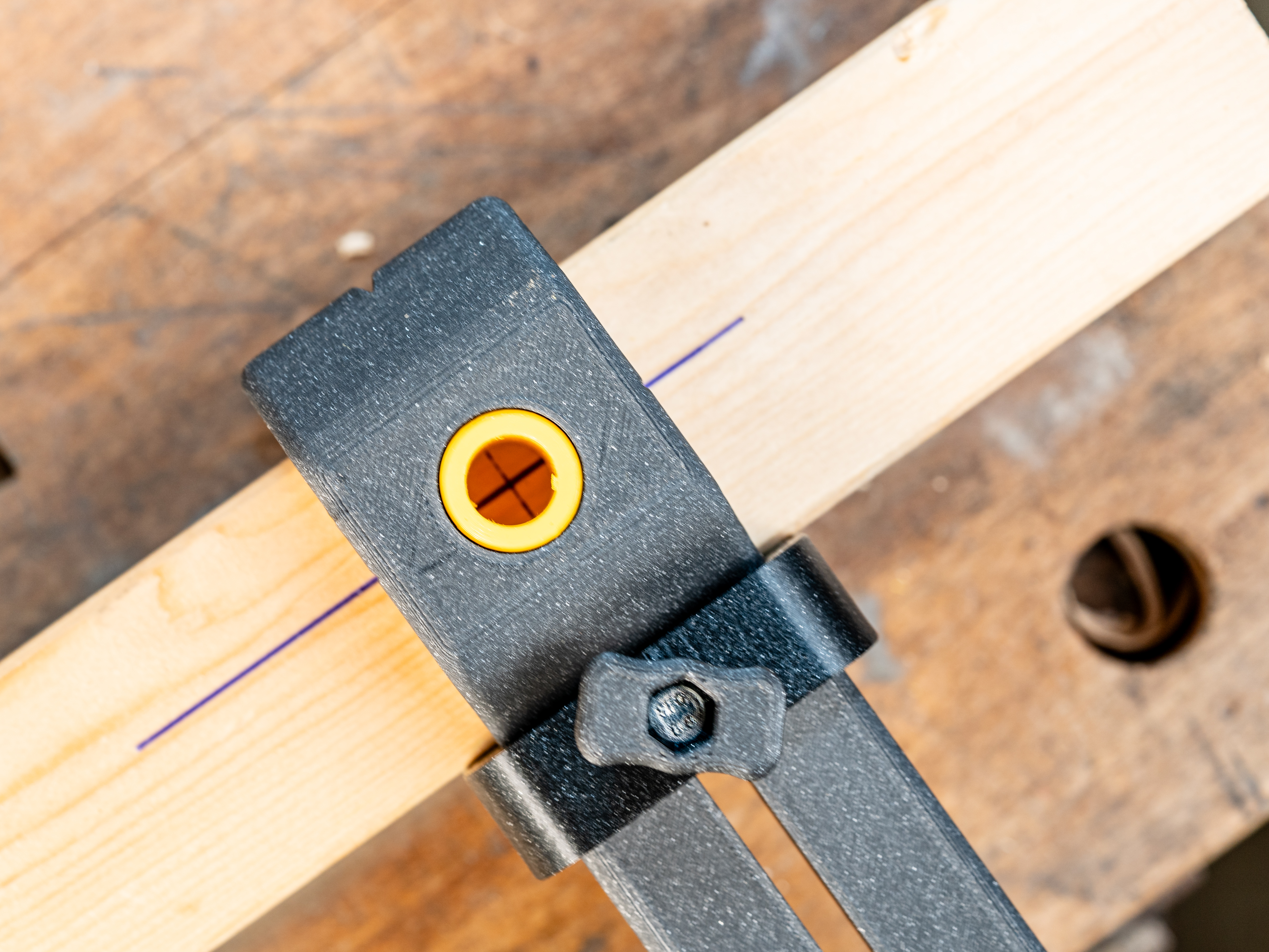 Adjustable Drill guide with stop and replaceable guide elements — thumbnail 15