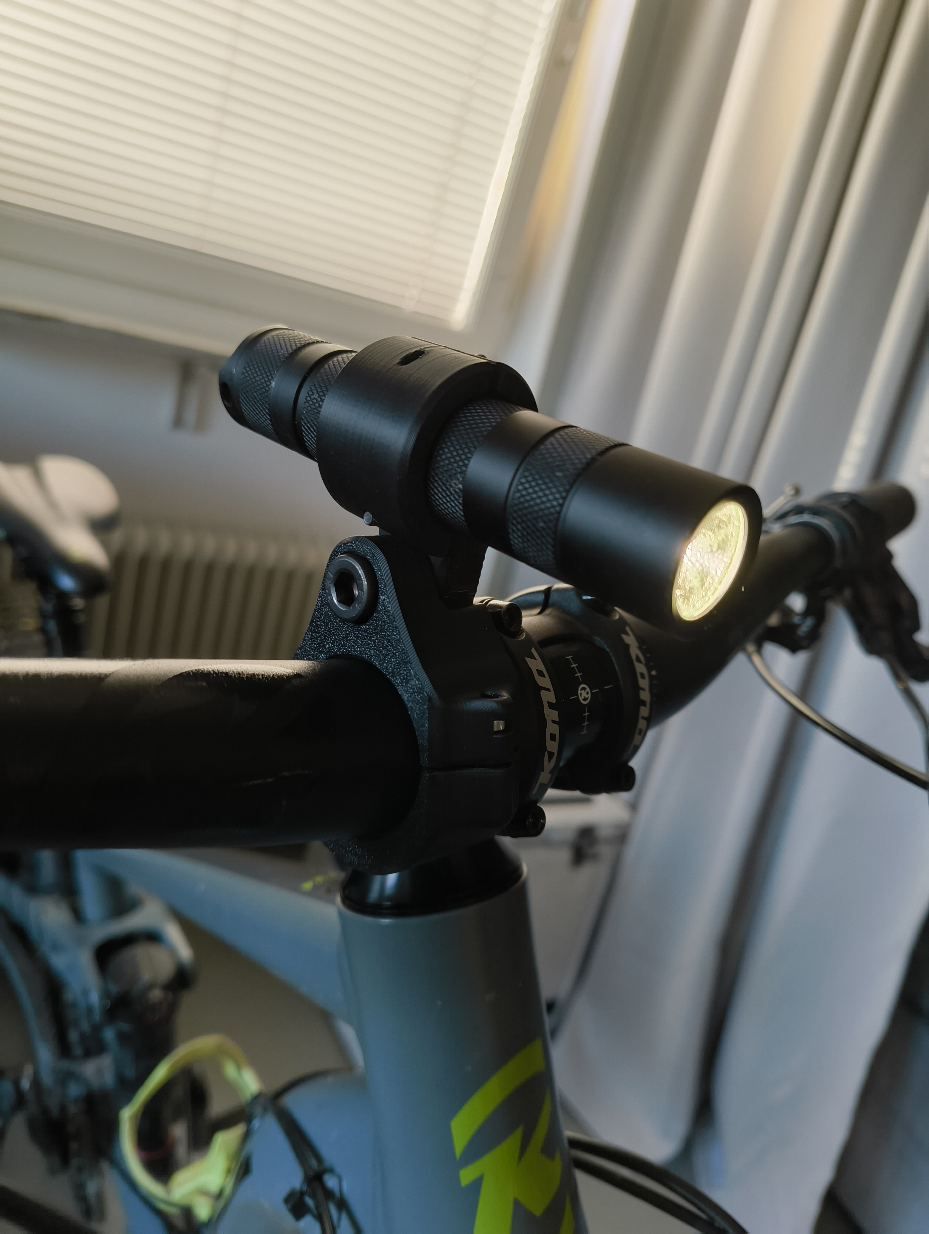 Flashlight bike holder 35mm bar mount Convoy S2+