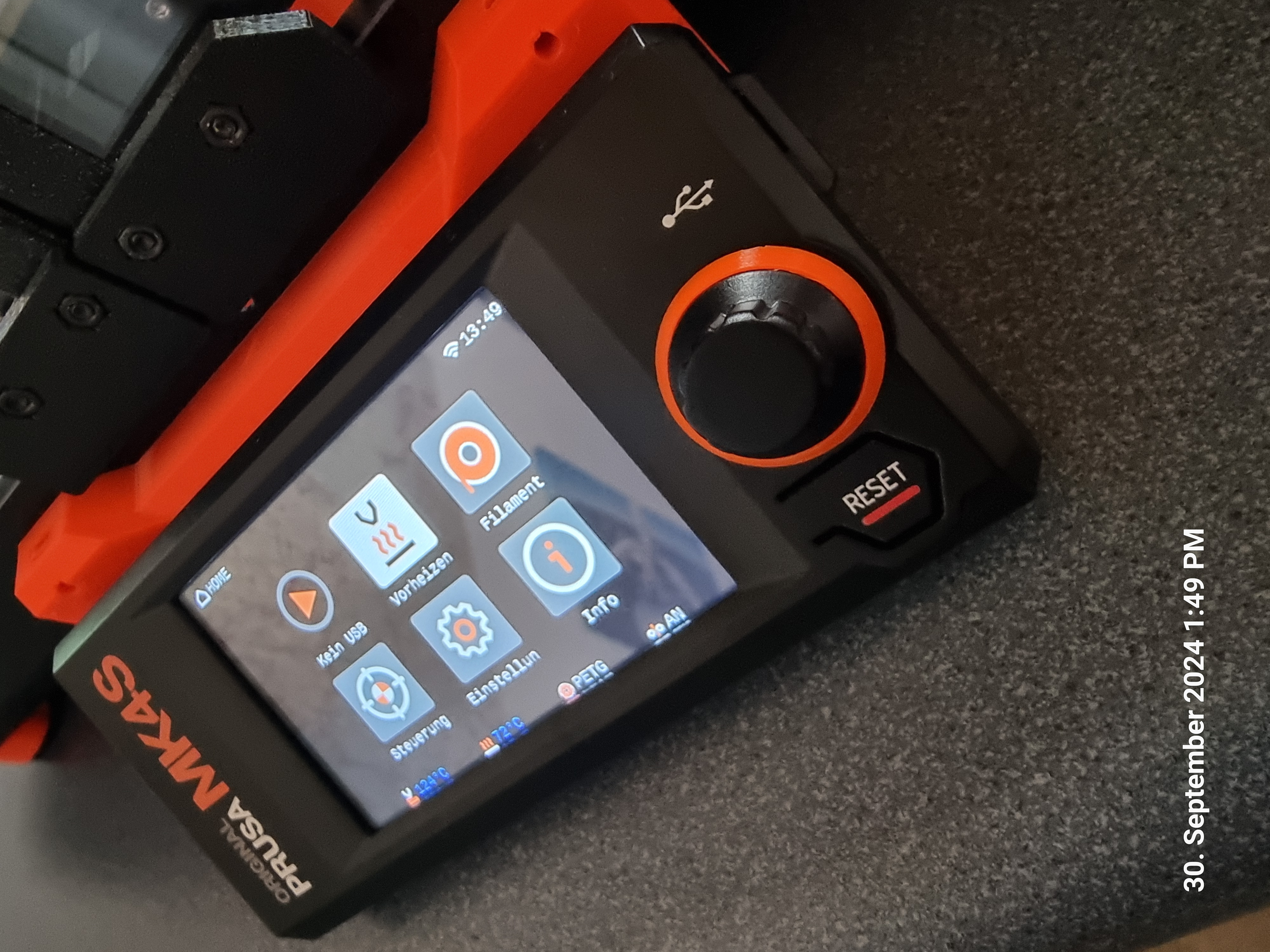 MK4S - Ring für Drehknopf am Display