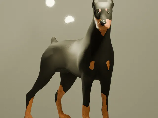 A Dobermann Dog