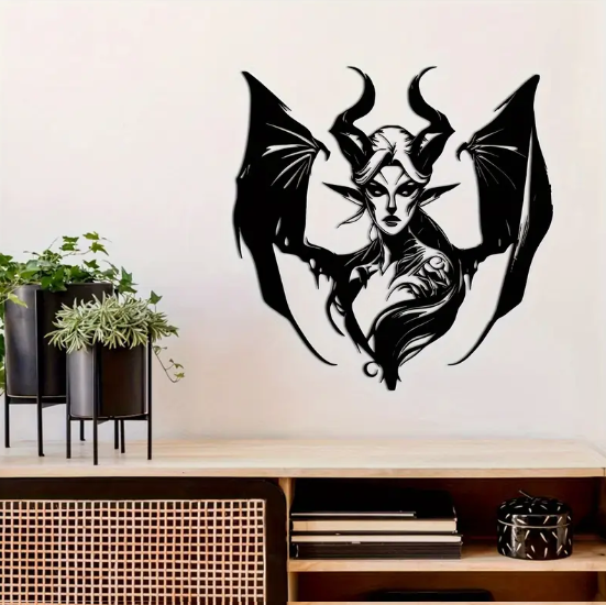 Enchanting Succubus Wall Art