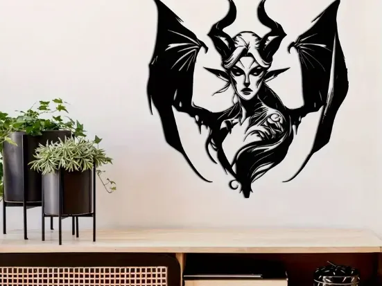 Enchanting Succubus Wall Art