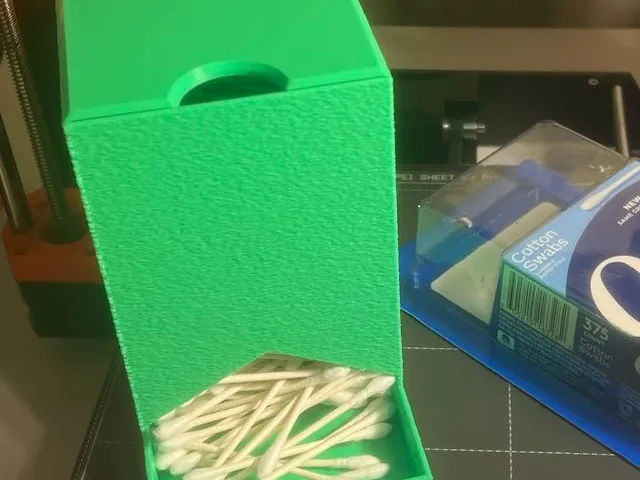 Cotton Swab Qtip Holder Dispenser