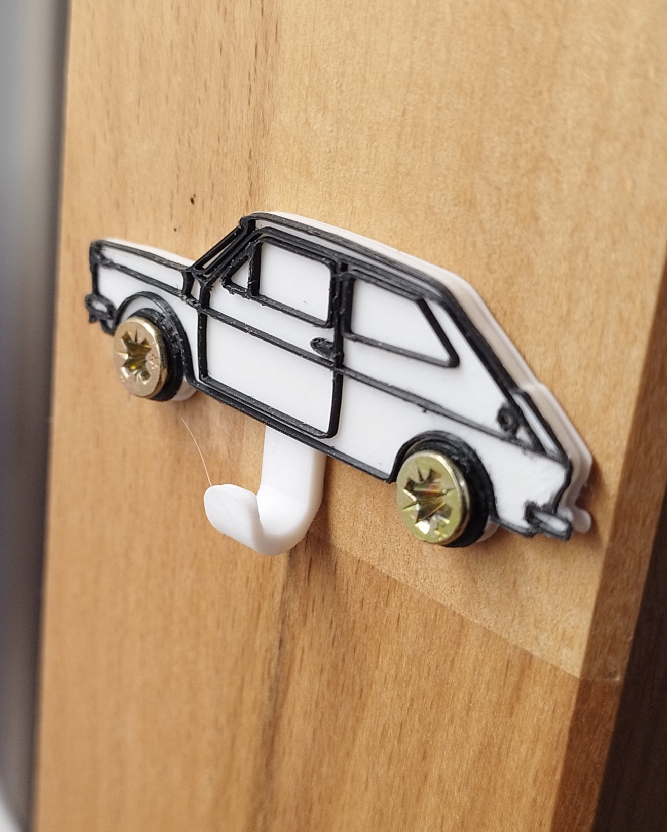 Porte-clés mural Fiat 127 de 1978