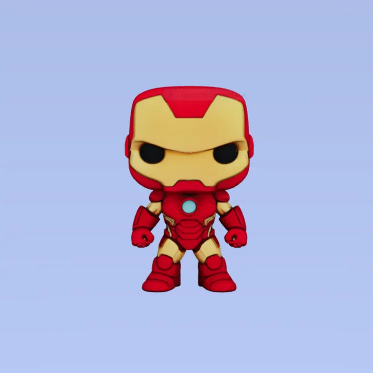 IronMan Figure Style Funko POP by IMPRE 3D Download free STL