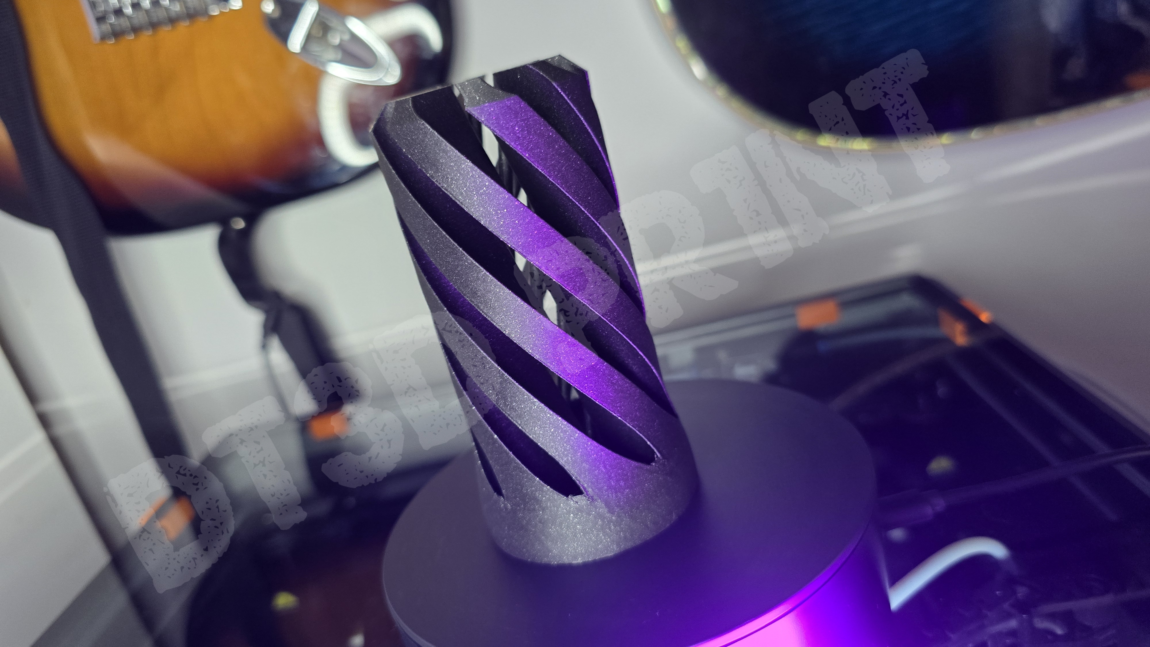 Vortex Passthrough Spiral Illusion Toy Cylinder 2 SIZES — miniatura 4