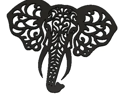 Elefante estilo mandala