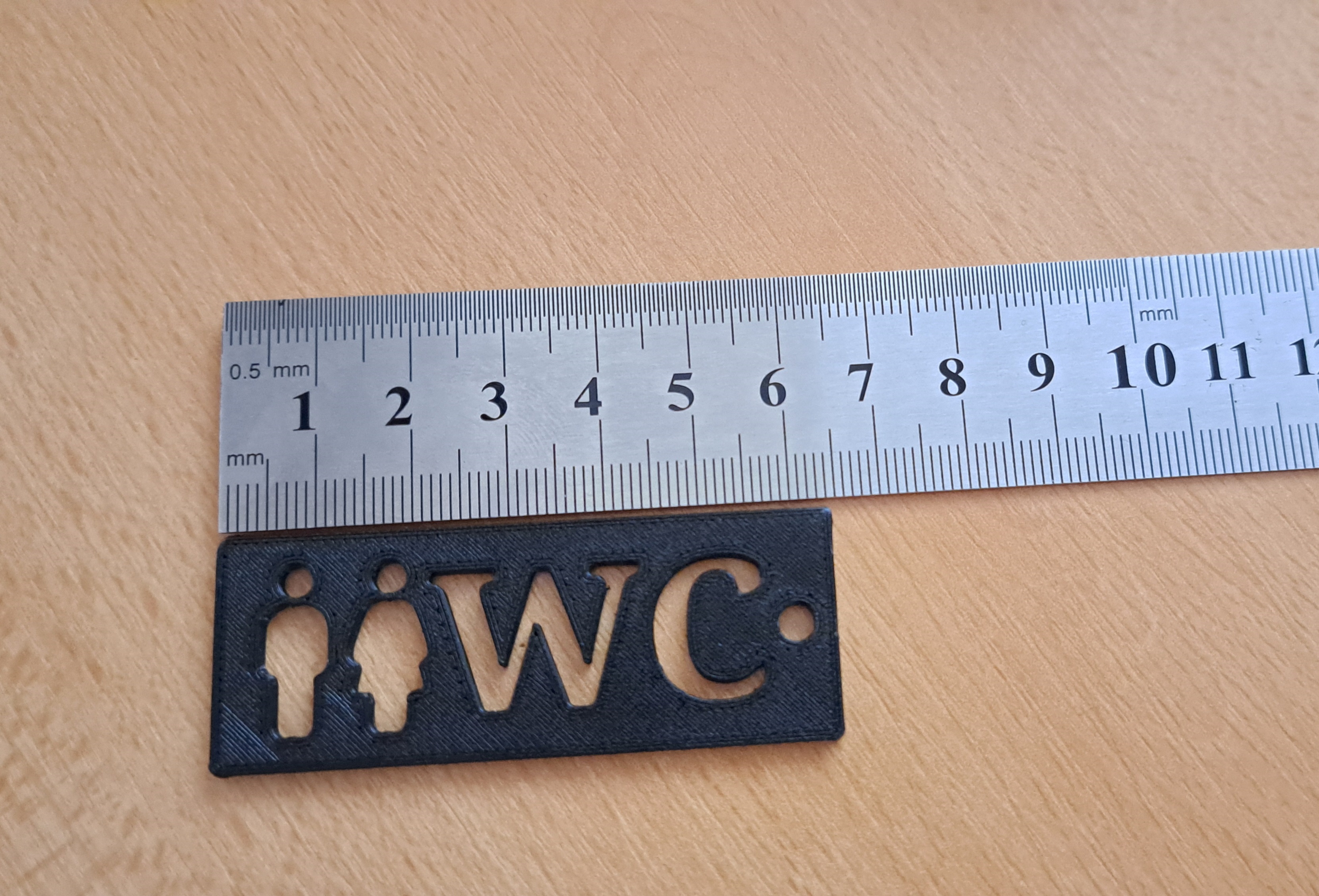 Tag keychain WC