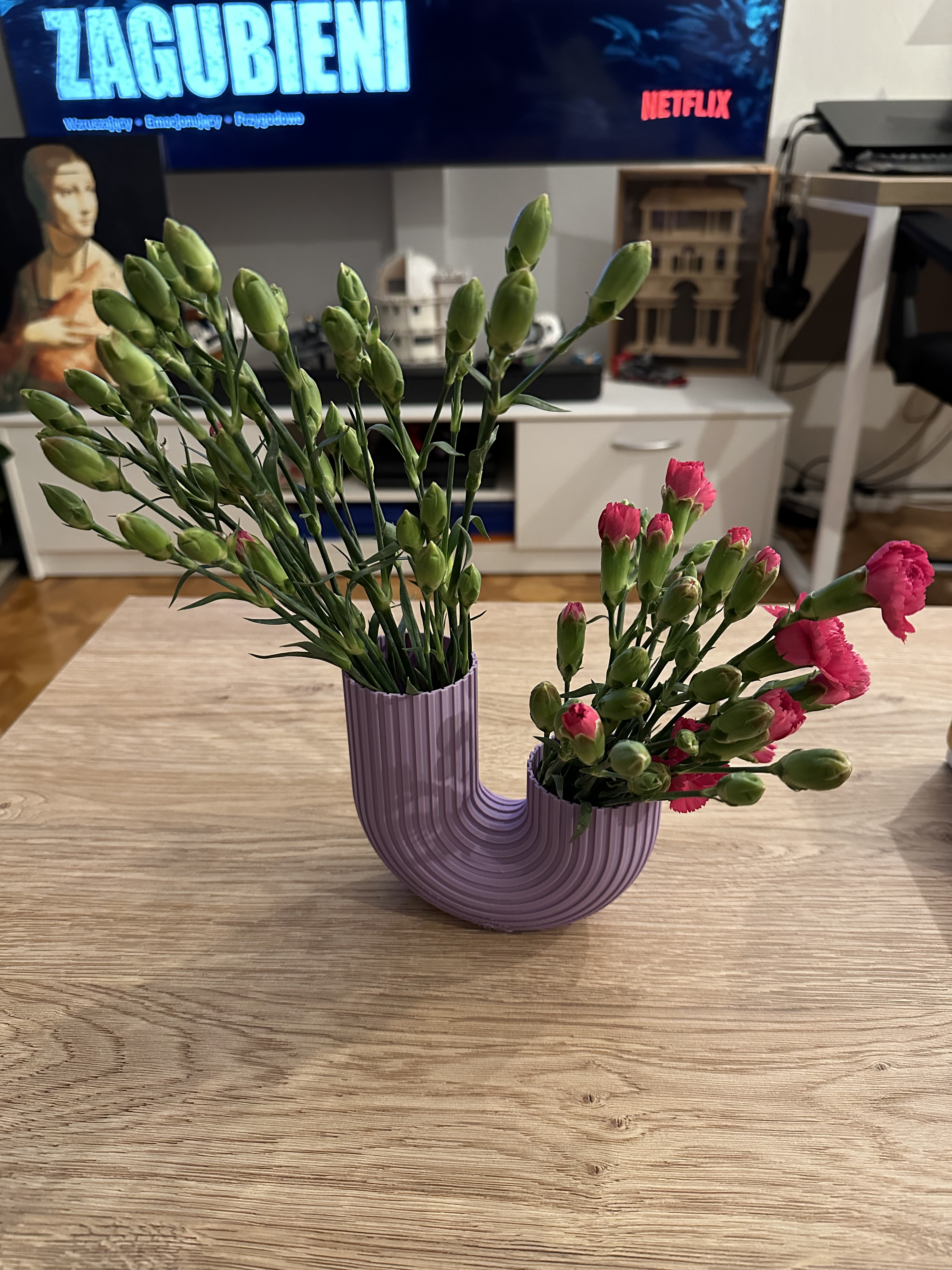 Double vase one