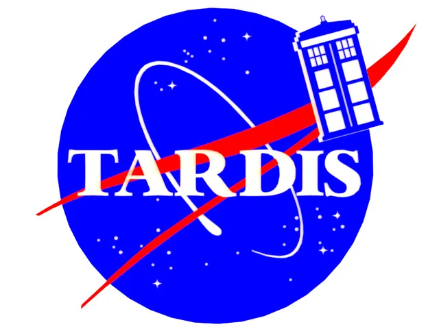 TARDIS NASA LOGO PARODY SIGN