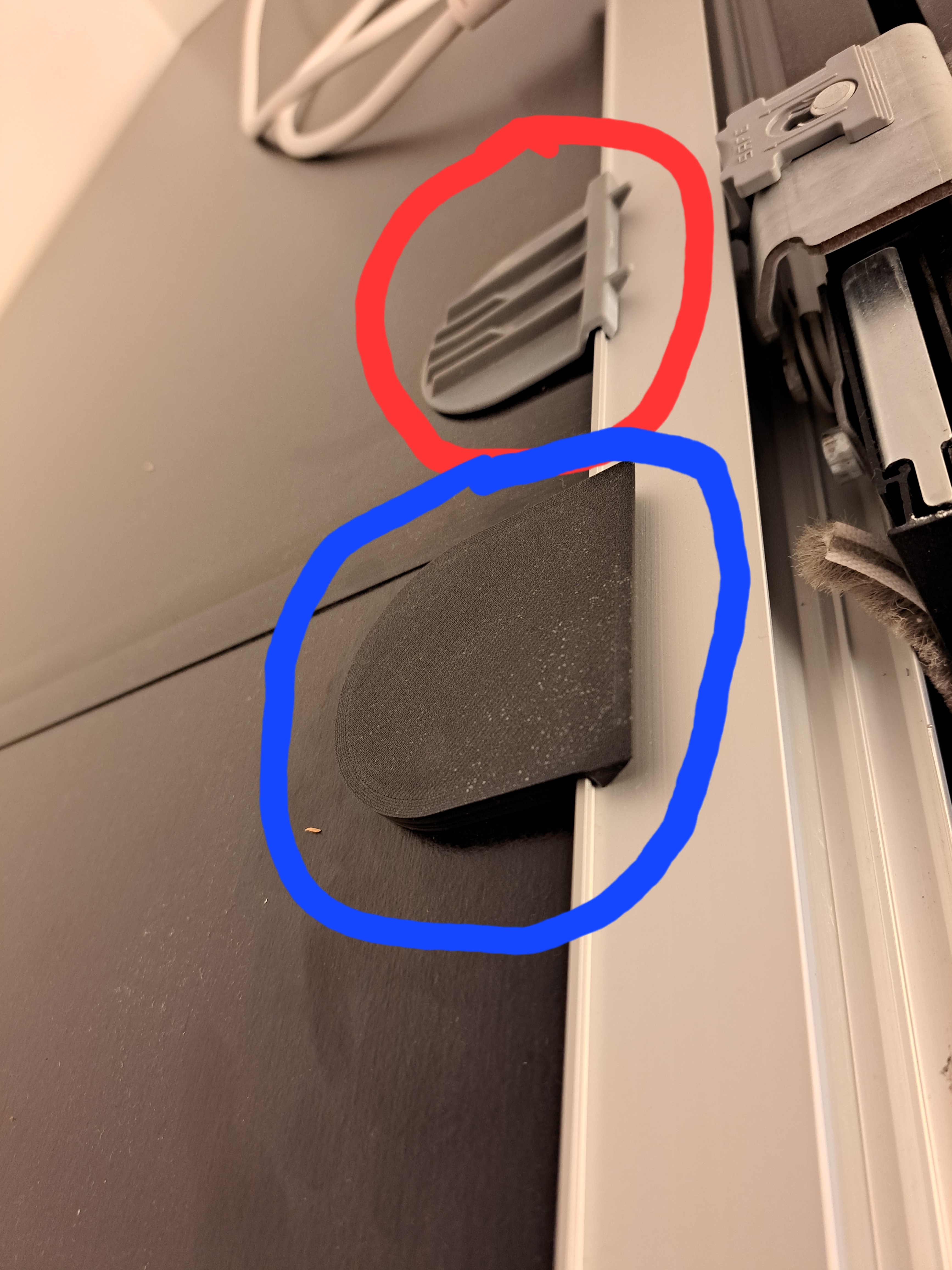 old IKEA Sliding Door Rail Mount